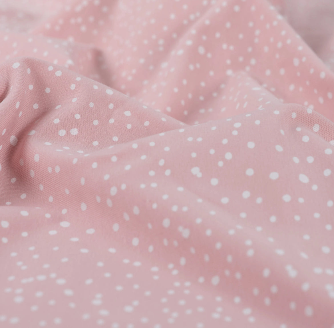 Jersey Punkte Babyrosa