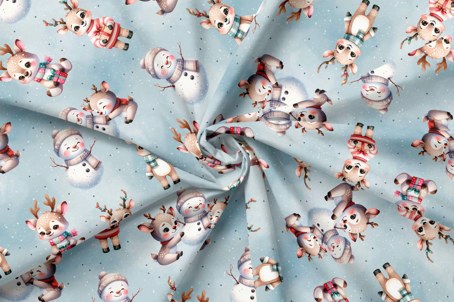 French Terry Eigenproduktion "Snowmen"