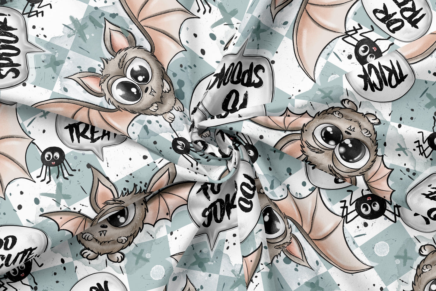 French Terry Eigenproduktion "Bats"