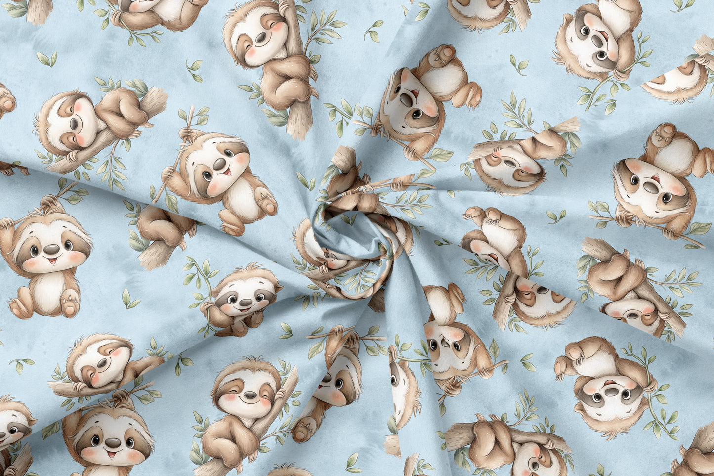 French Terry Eigenproduktion „Faultier“