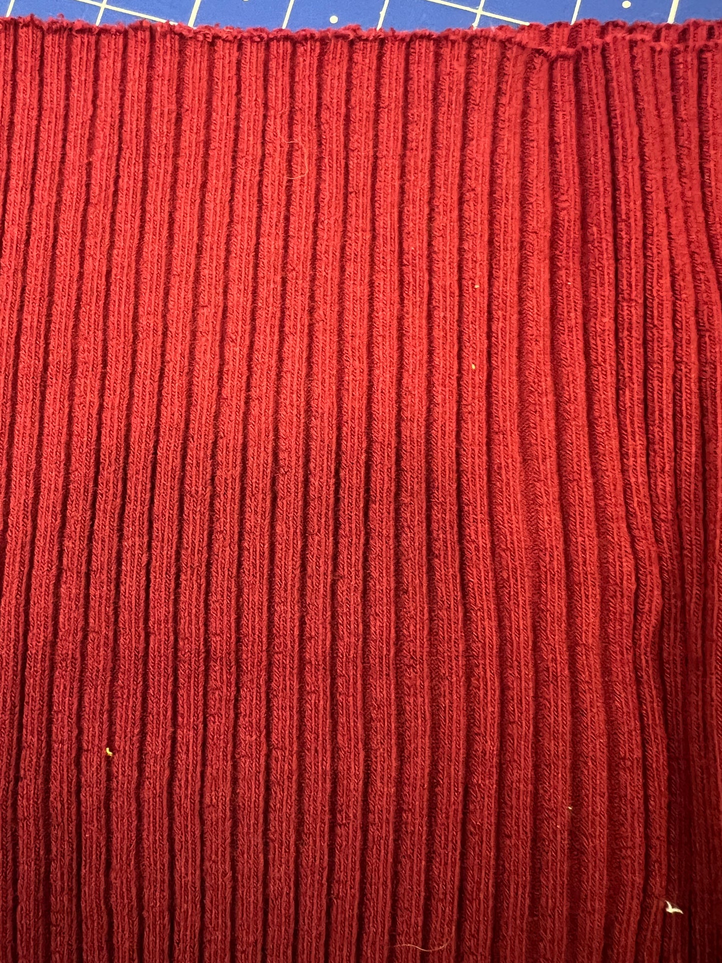 20 cm Breitripp Bündchen bordeaux