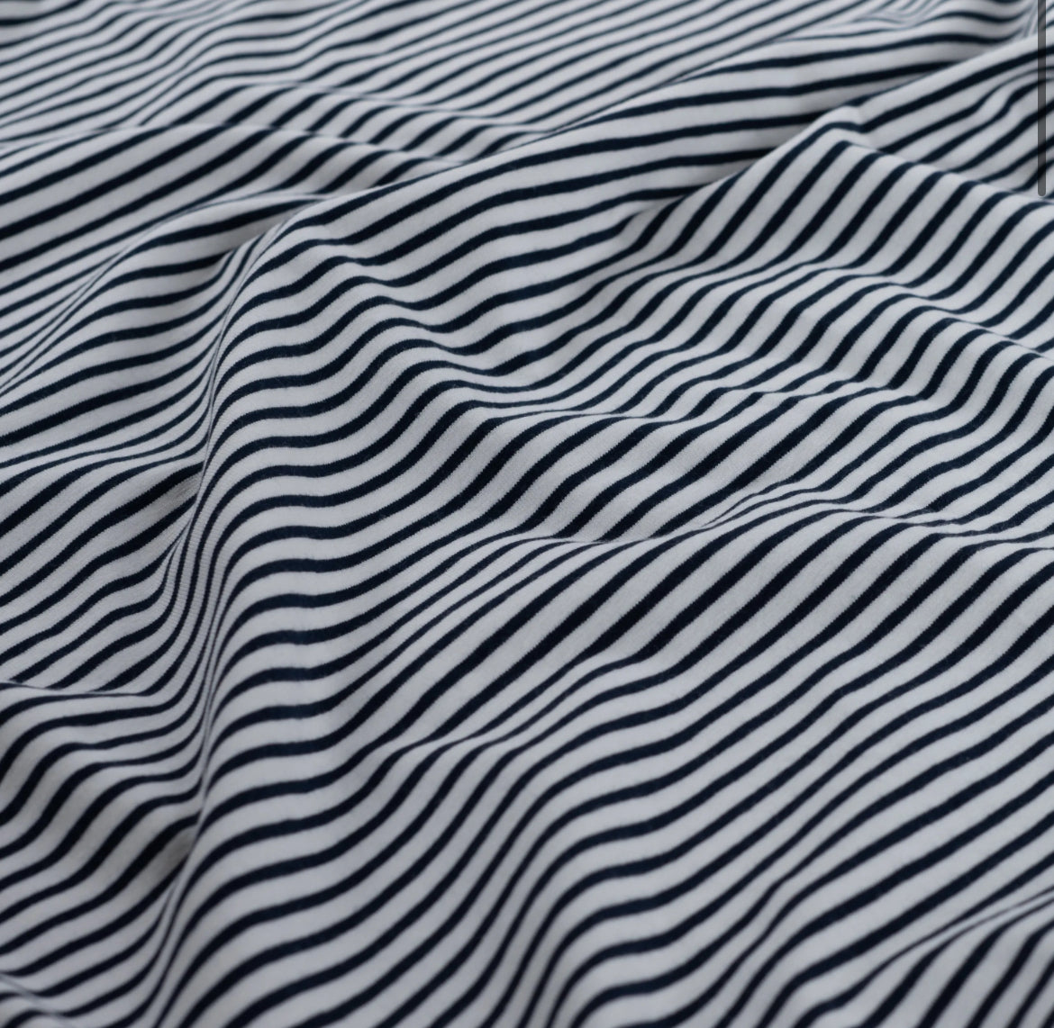 Jersey Streifen Navy