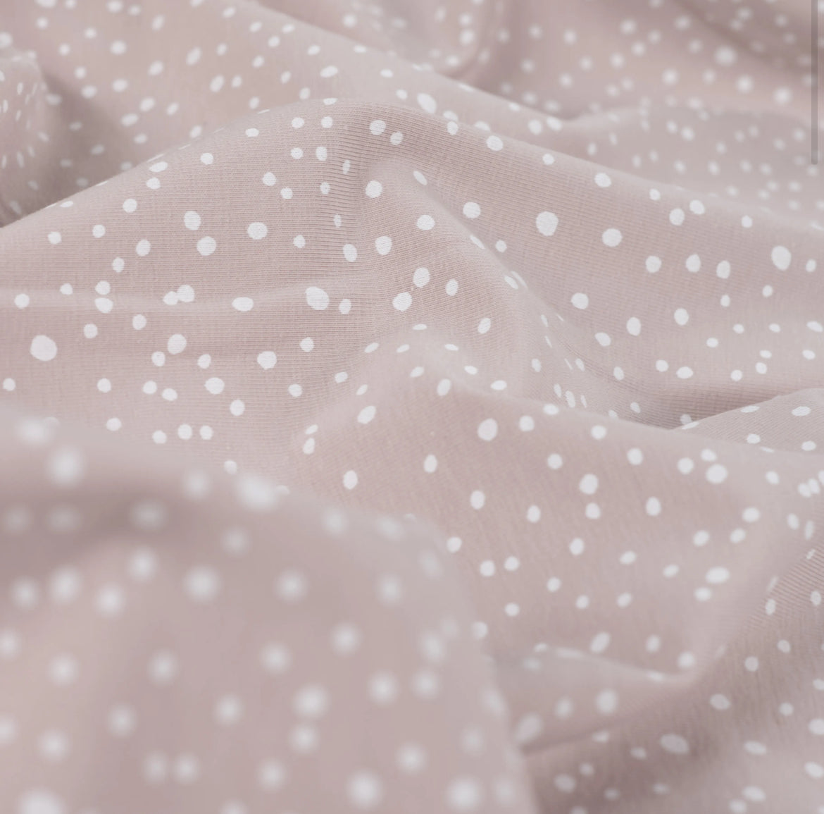 Jersey Punkte altrosa