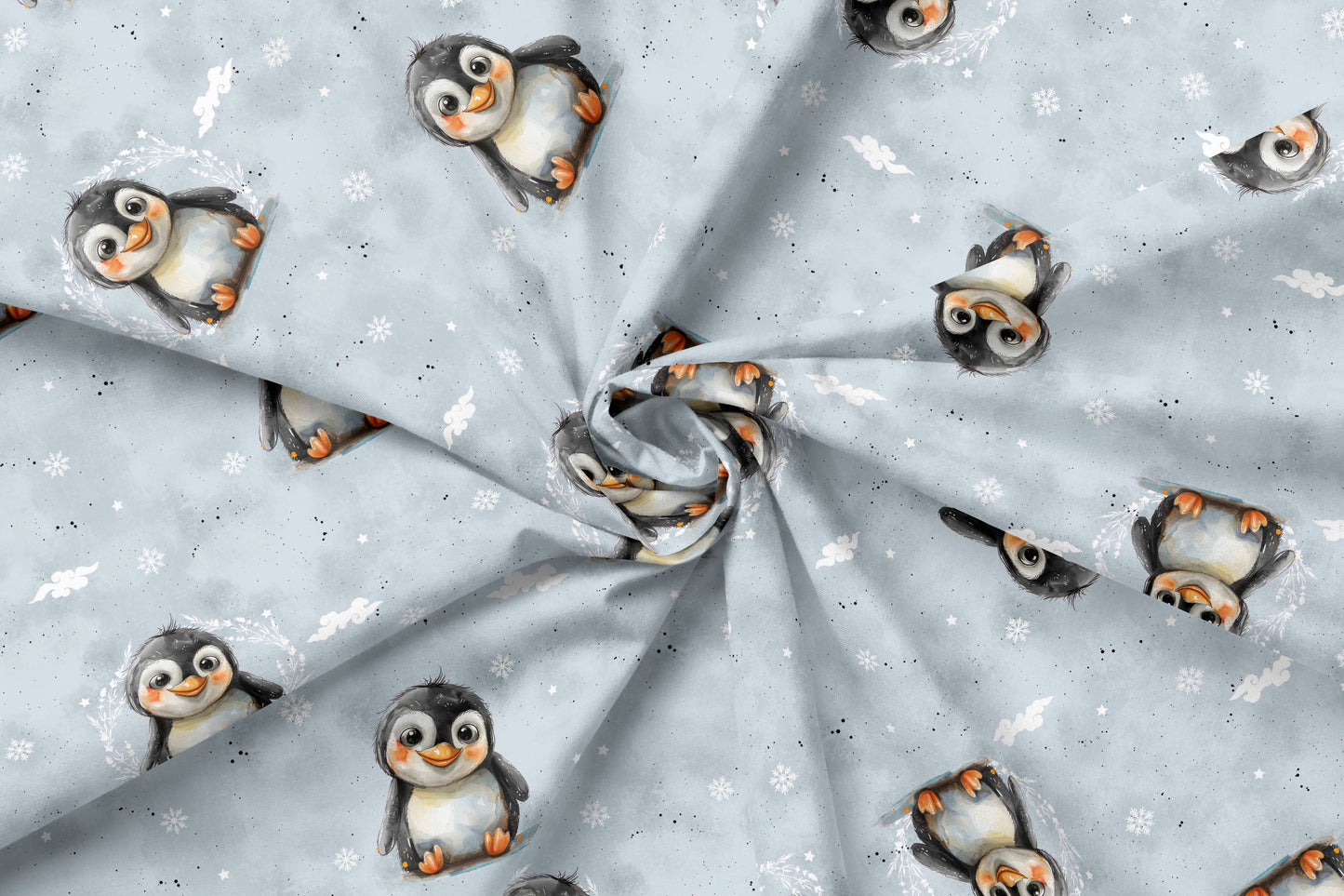 French Terry Eigenproduktion "Pinguin"