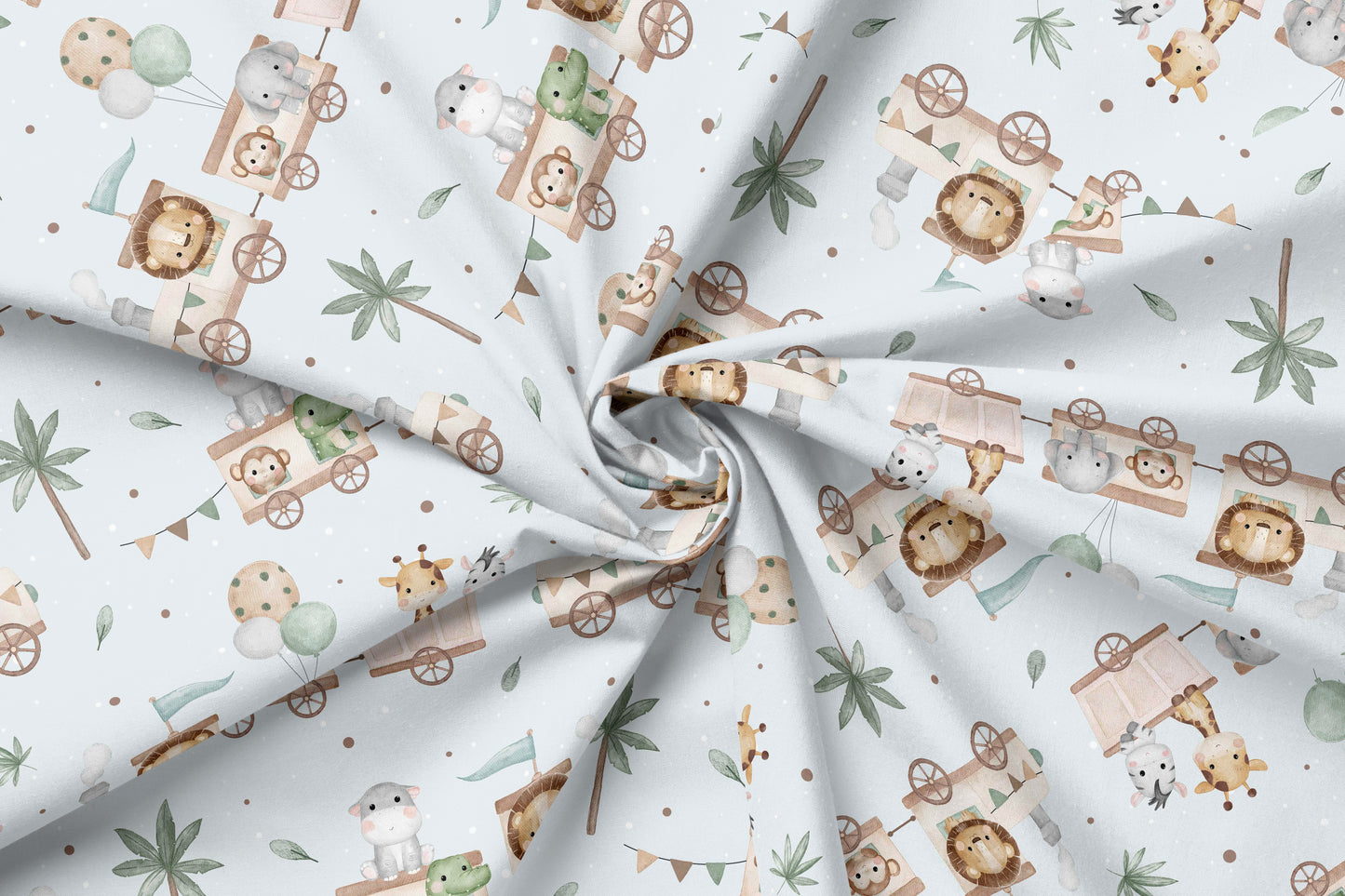 French Terry Eigenproduktion „Dschungelzug"