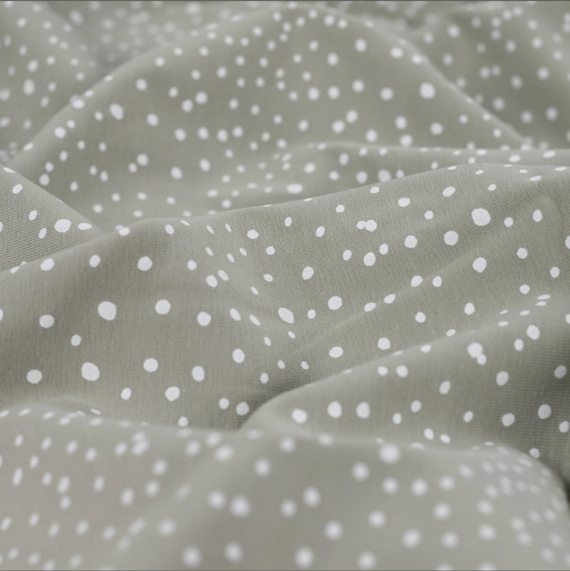 Jersey Punkte dusty Khaki