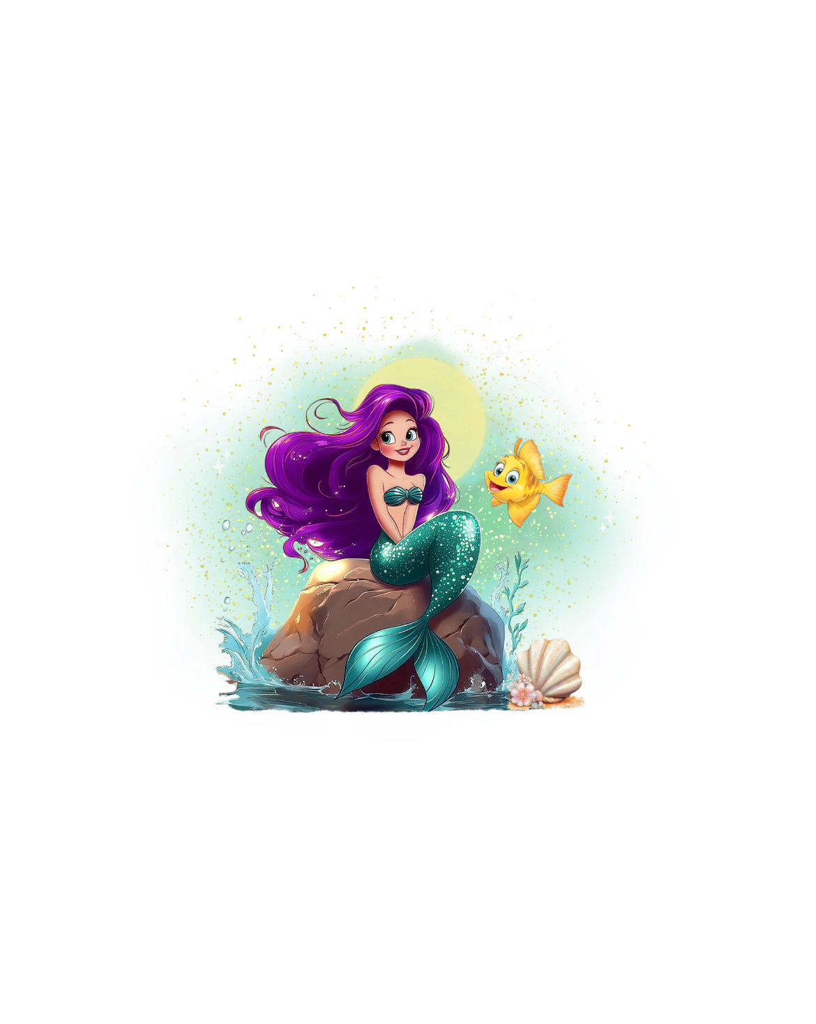 Bügelbild „Meerjungfrau“