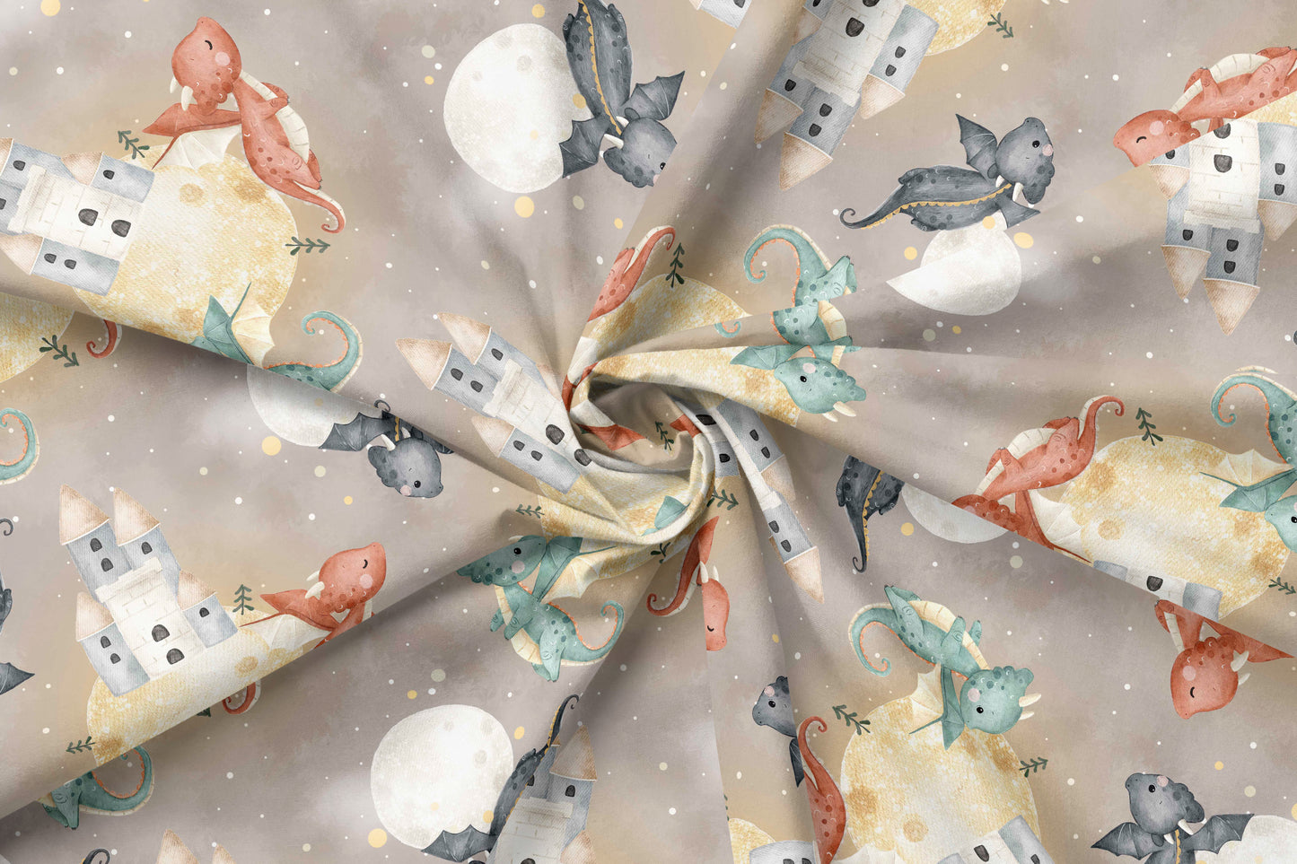 French Terry Eigenproduktion „Drachen“