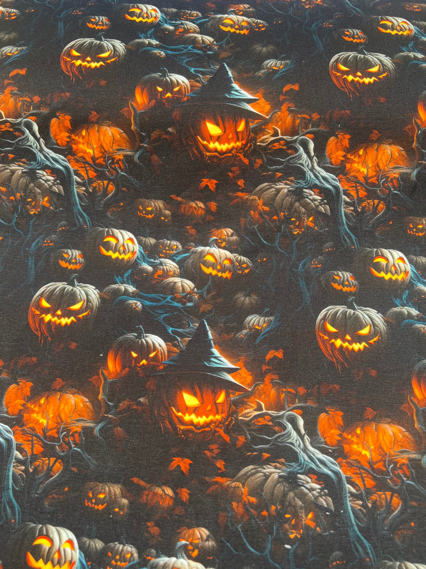 French Terry Halloween black