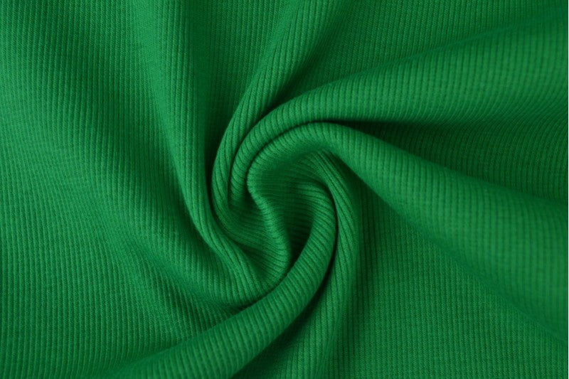 Ripp Bündchen grün 60