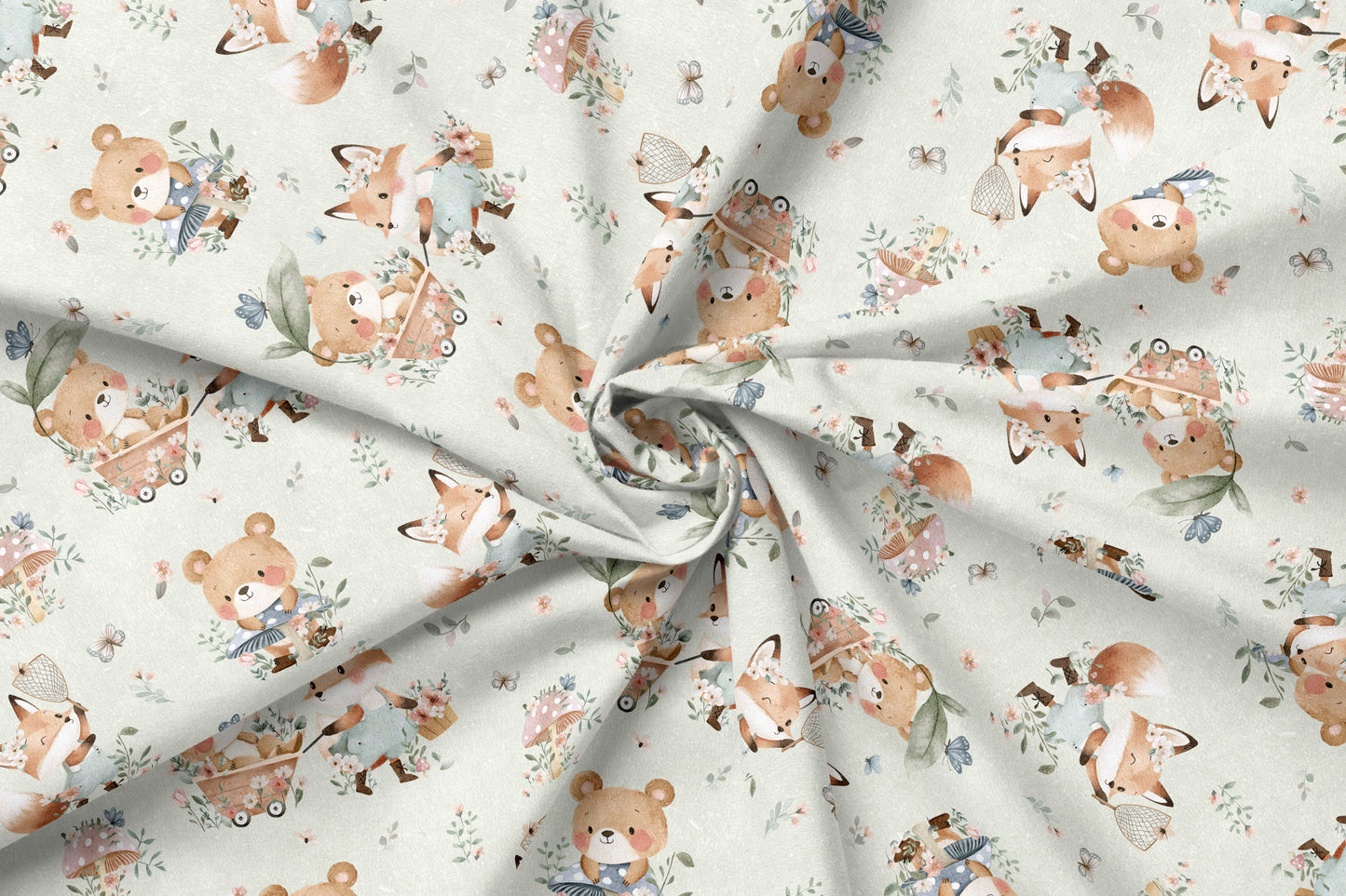 French Terry Eigenproduktion „im Garten"