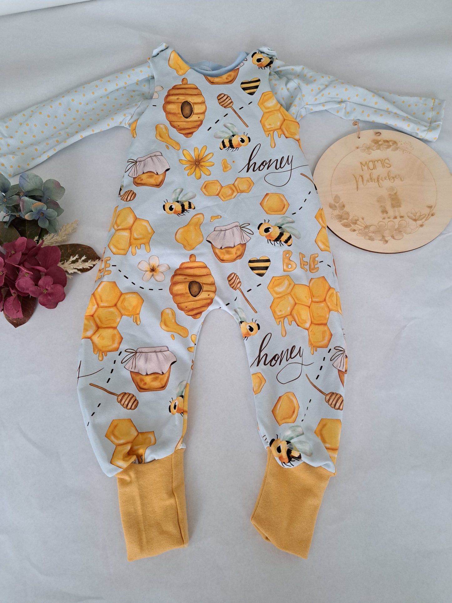 70 cm Jersey Eigenproduktion "sky dots Honigbiene"