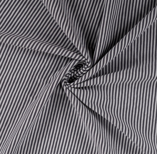 Jersey Streifen grau/dunkelgrau