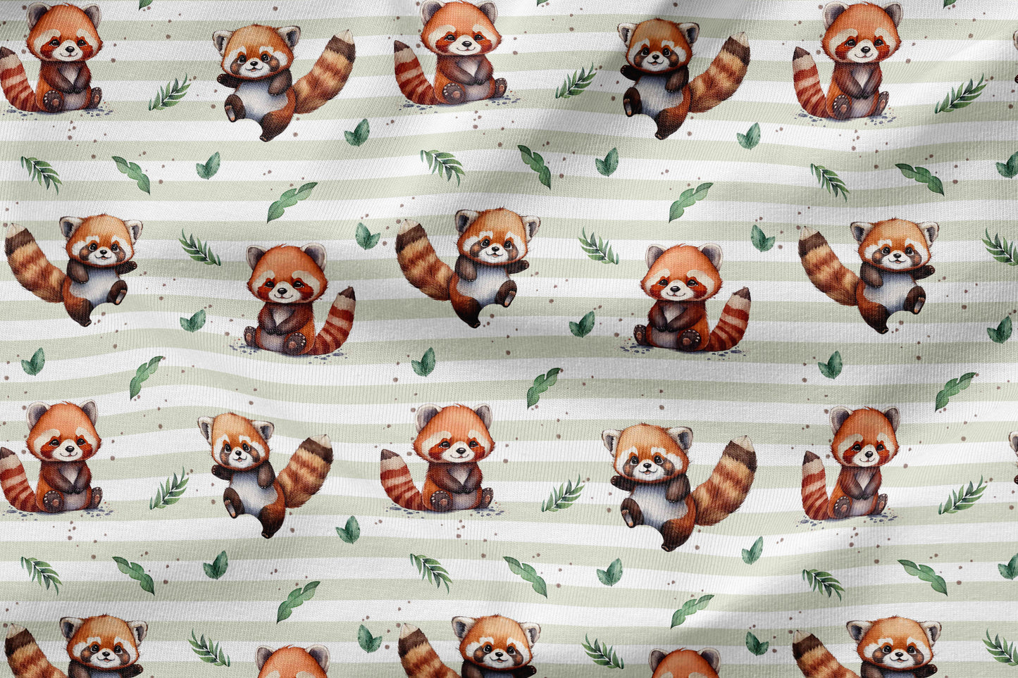 French Terry Eigenproduktion „Roter Panda"