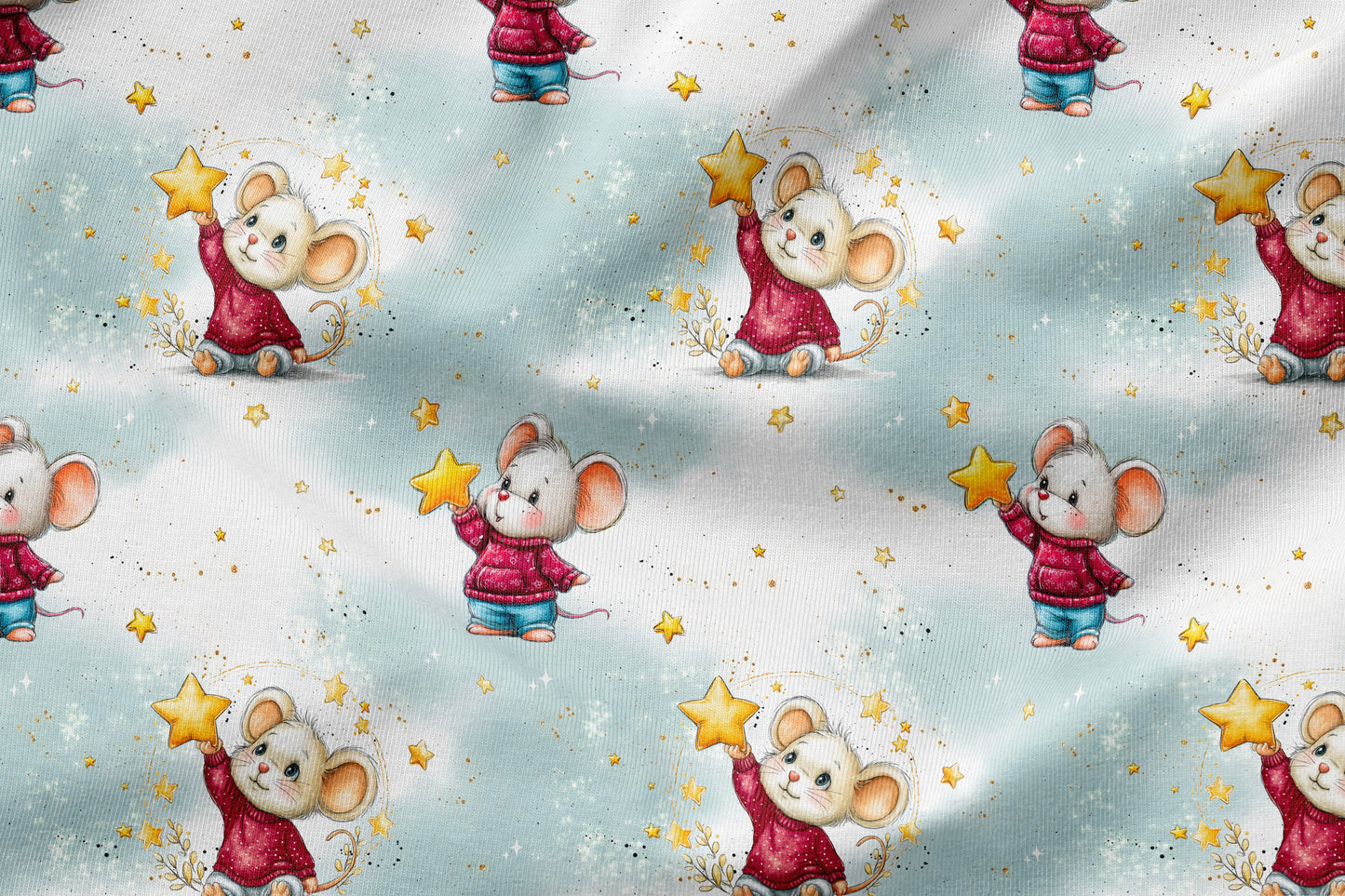 French Terry Eigenproduktion "Zaubermaus"