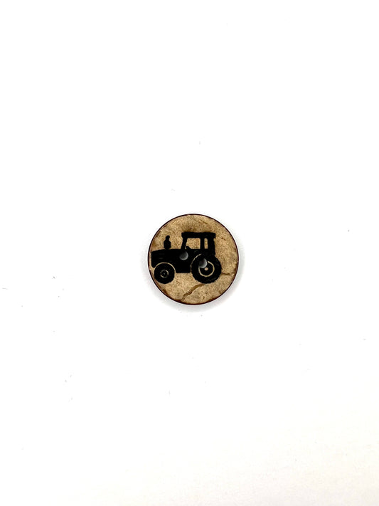 Kokosknopf einzeln "Traktor"