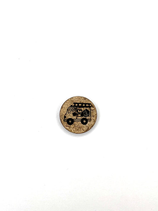 Kokosknopf einzeln "Feuerwehr"