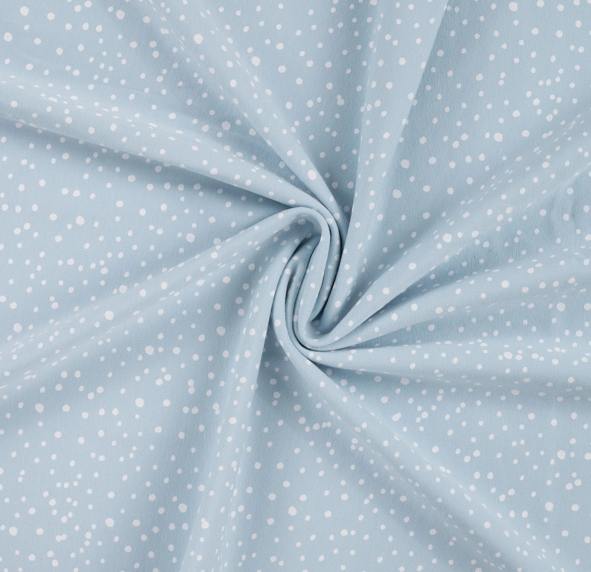 Jersey Punkte Babyblau