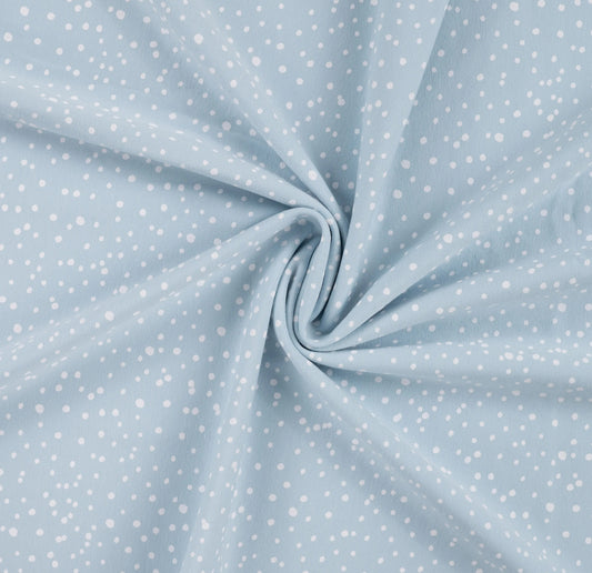 Jersey Punkte Babyblau