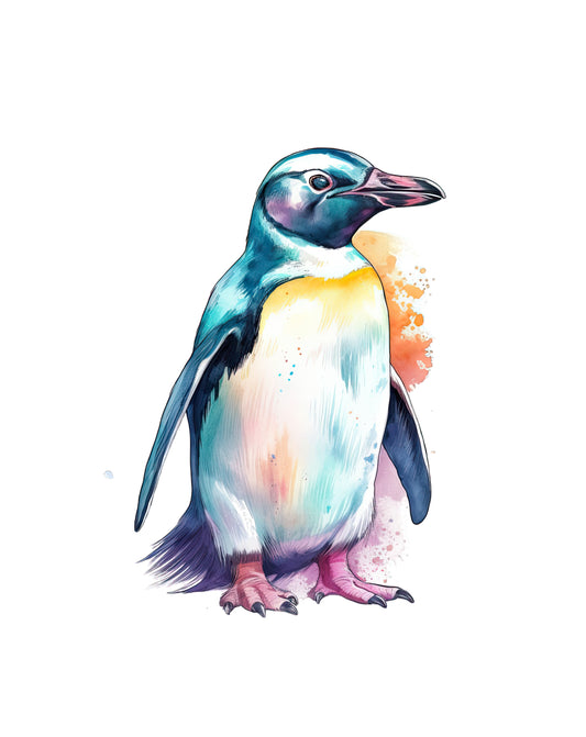 Bügelbild „Pinguin“