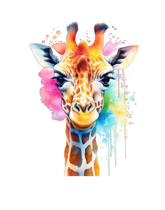 Bügelbild „Giraffe“