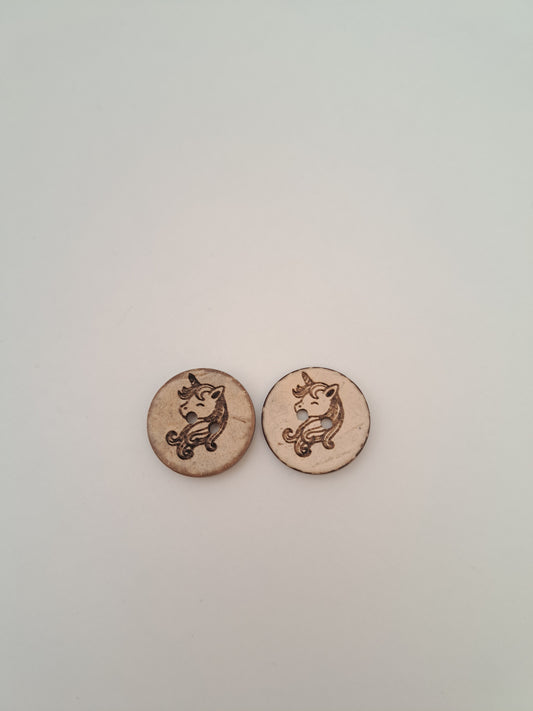 Kokosknopf einzeln "Einhorn"