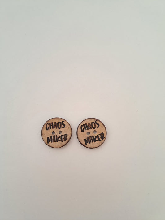 Kokosknopf einzeln "Chaos Maker"