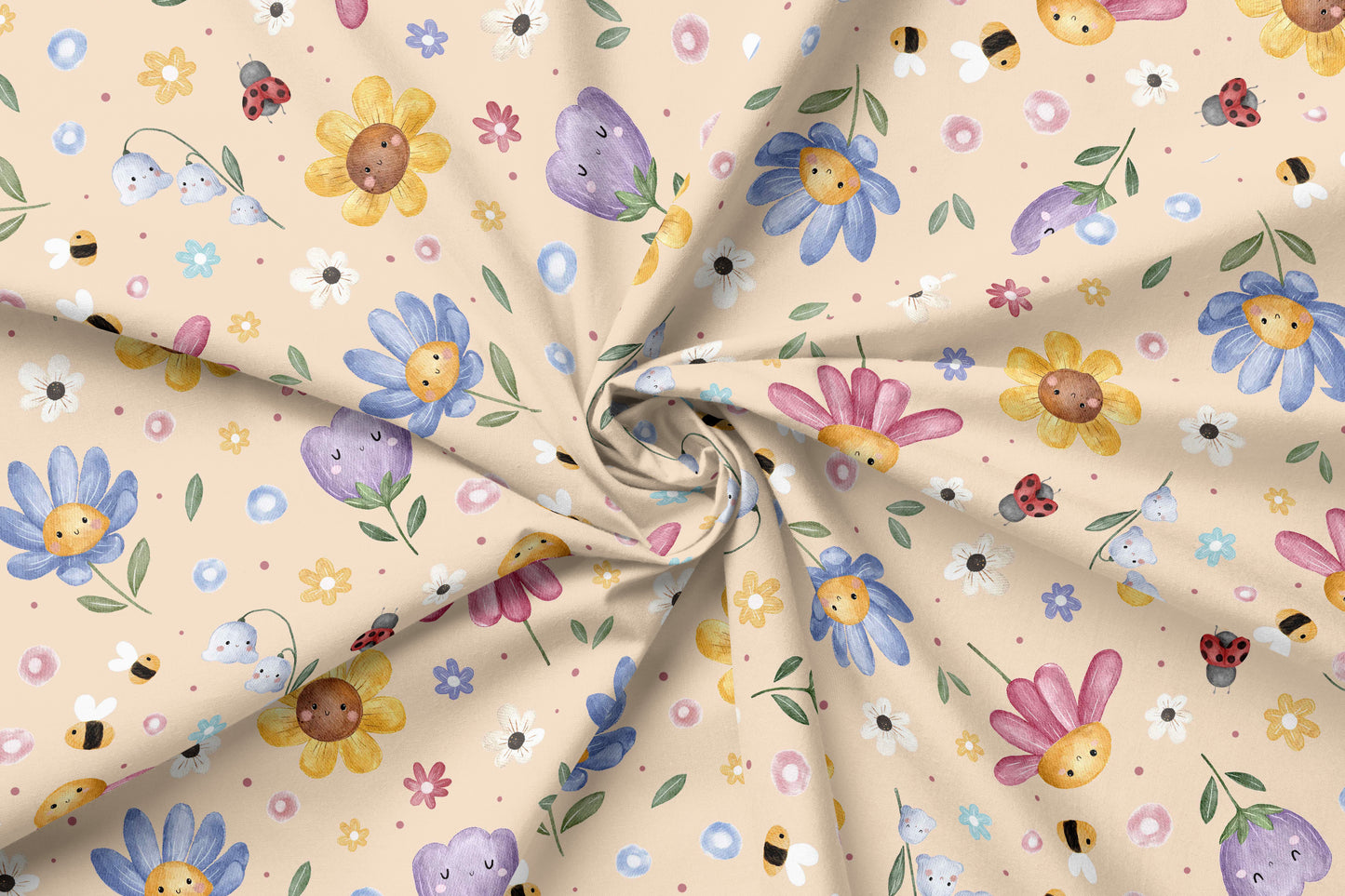 Jersey Eigenproduktion "Happy Flowers"