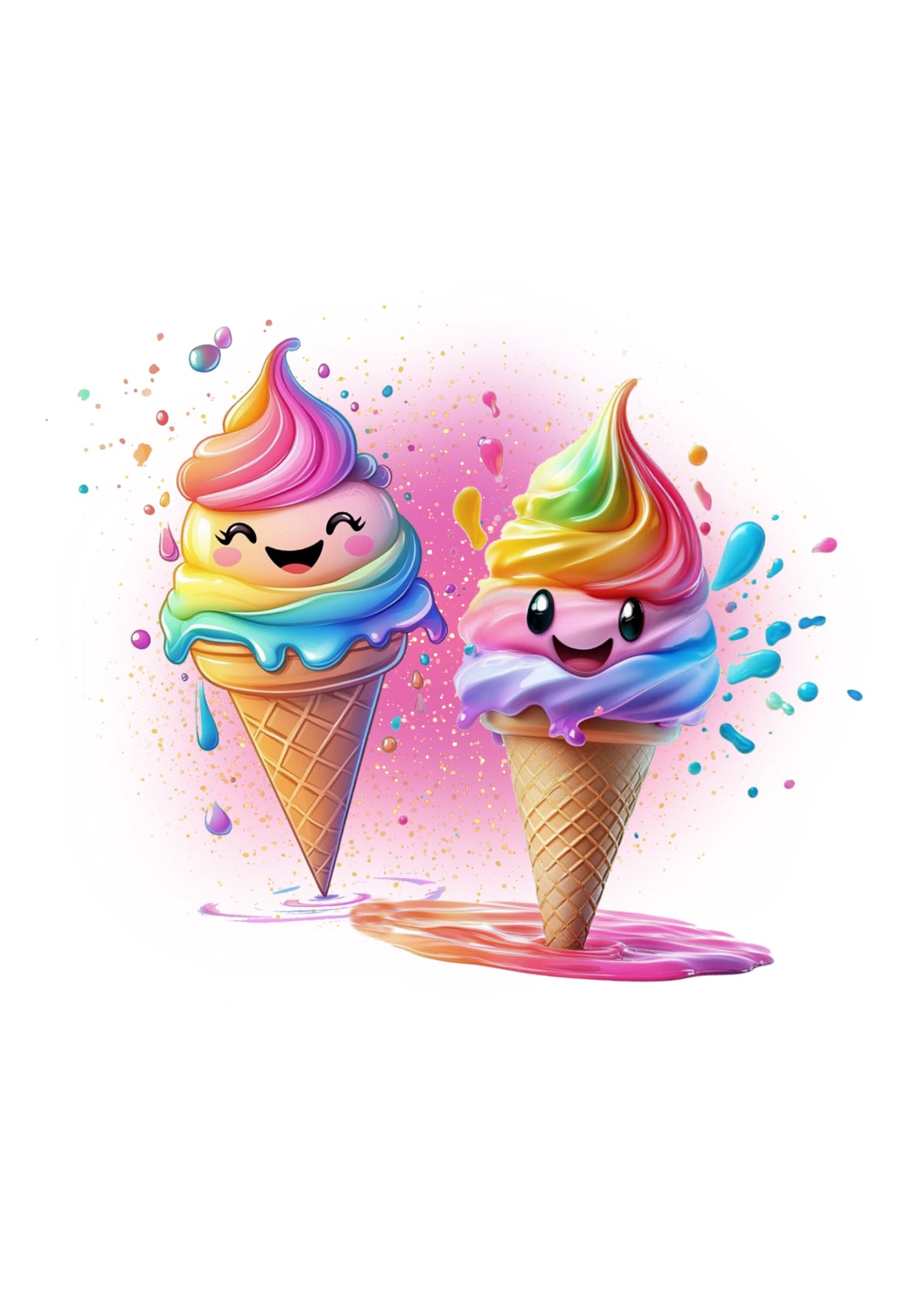 Bügelbild „Eis“