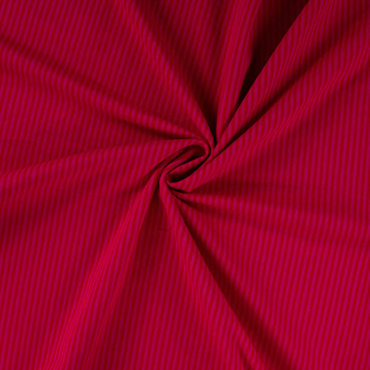 Jersey Streifen pink/dunkelpink