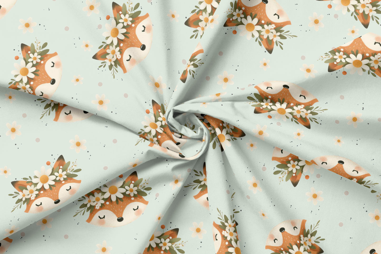 French Terry Eigenproduktion "Blumenfuchs"