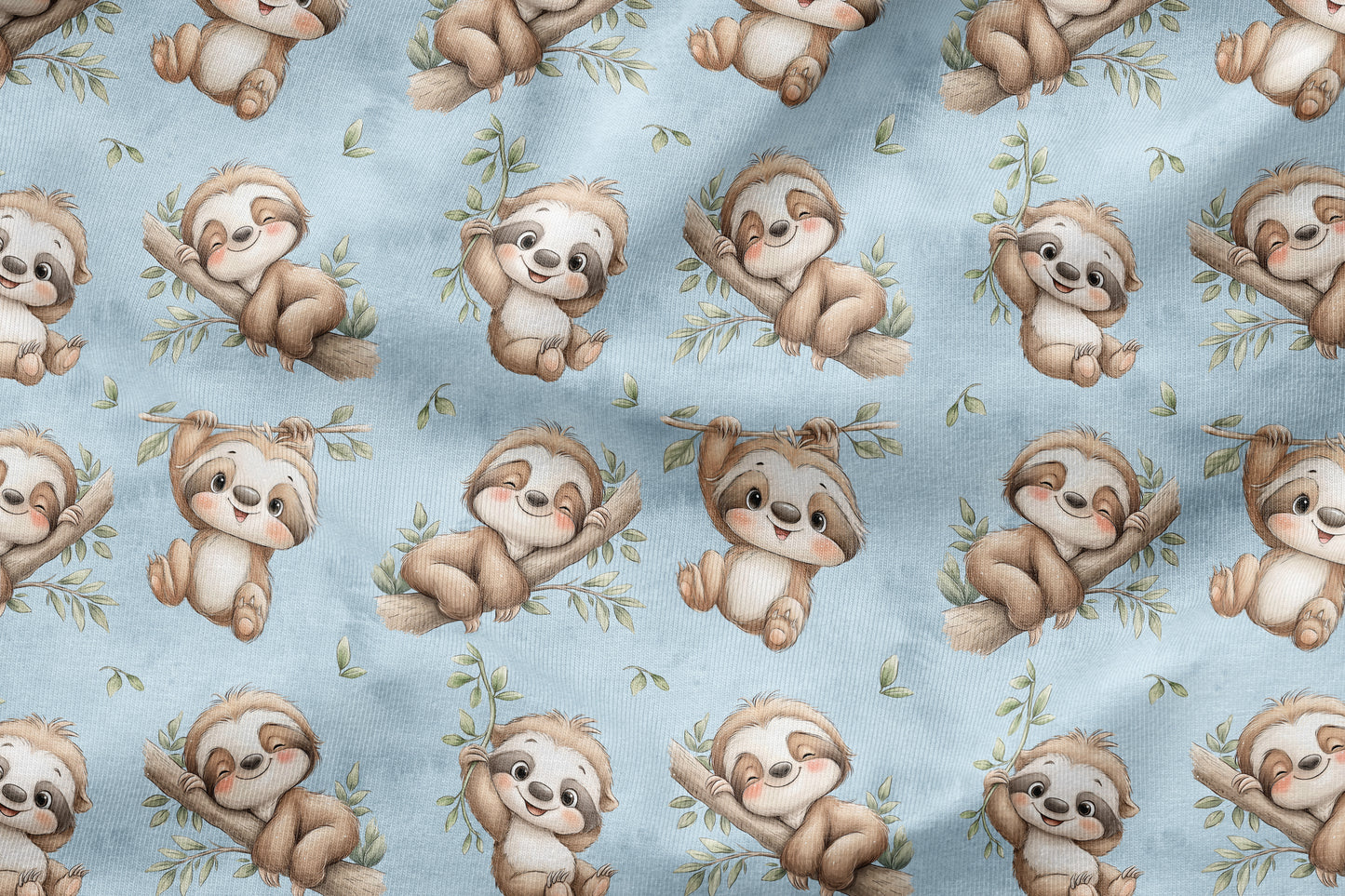 French Terry Eigenproduktion „Faultier“