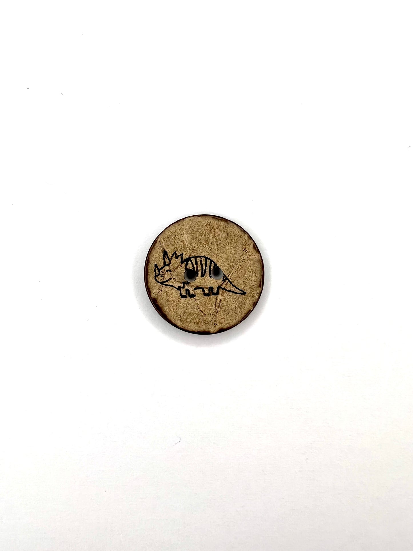 Kokosknopf einzeln "Dinosaurier"