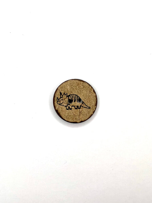 Kokosknopf einzeln "Dinosaurier"