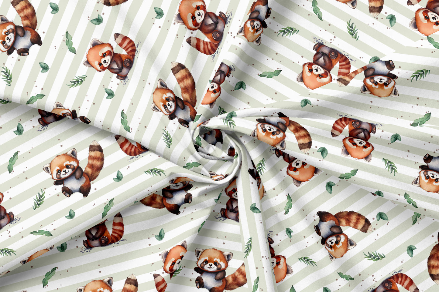 French Terry Eigenproduktion „Roter Panda"