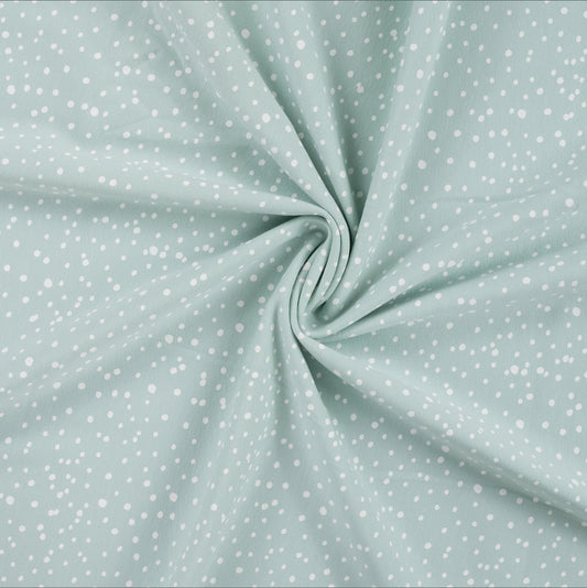 Jersey Punkte dusty mint