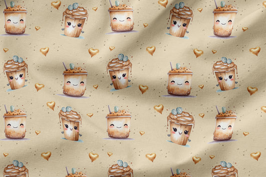 French Terry Eigenproduktion „Hot Schoki"