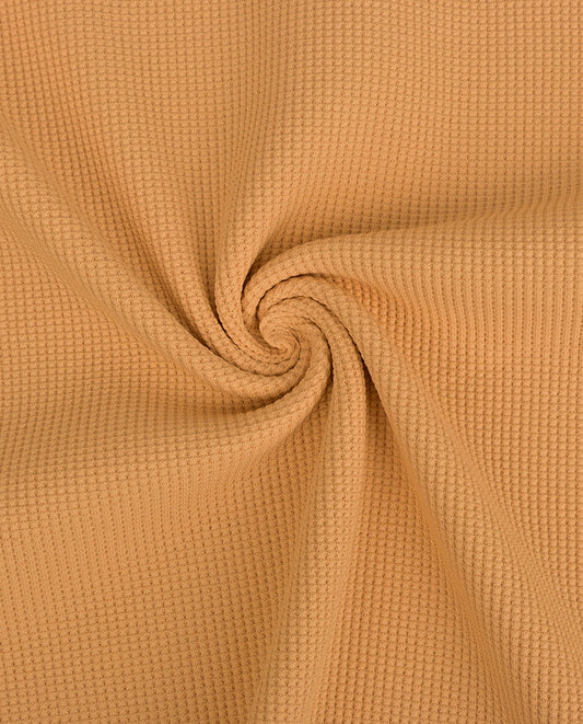 Waffelstrick Jersey camel 19