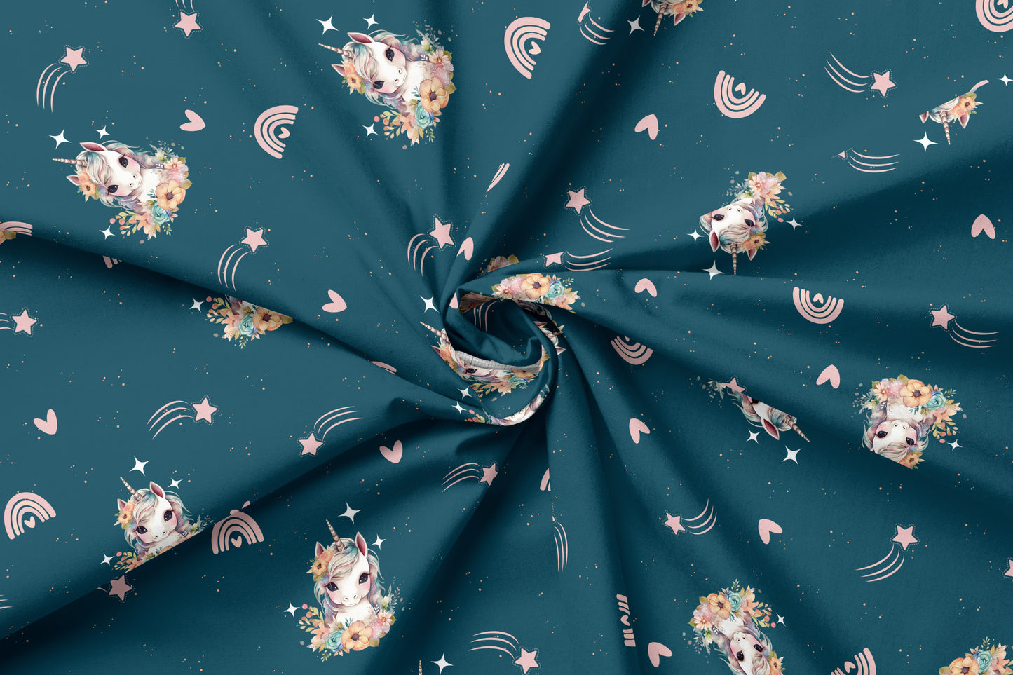 French Terry Eigenproduktion „Einhorn"