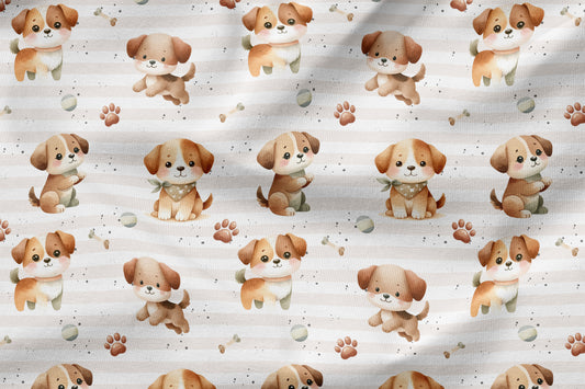 French Terry Eigenproduktion „Hund“