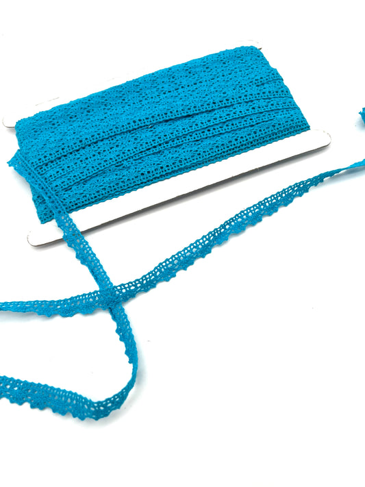 Baumwollspitze Aqua 47