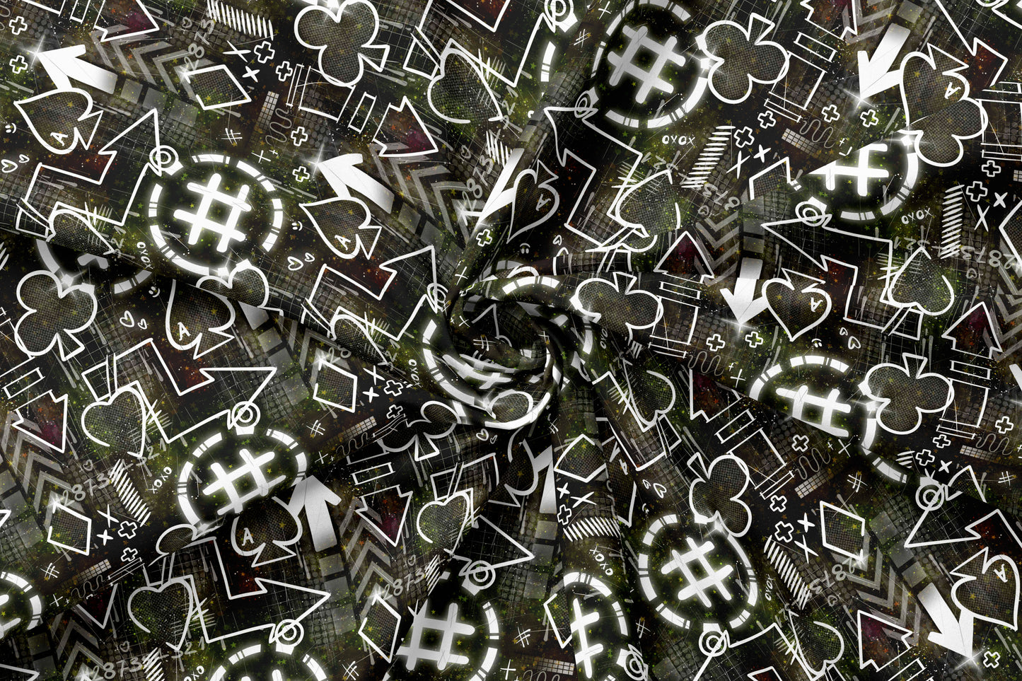 French Terry Eigenproduktion „Black Piek"