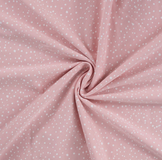 Jersey Punkte Babyrosa