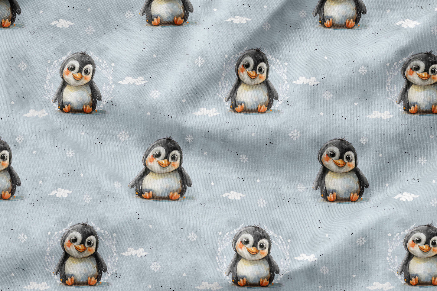 French Terry Eigenproduktion "Pinguin"