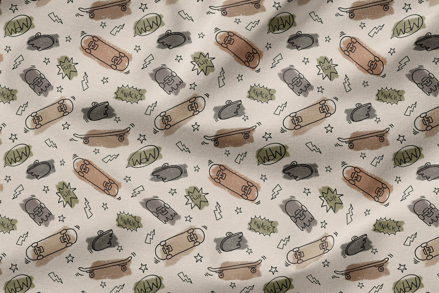 French Terry Eigenproduktion „Skateboards“