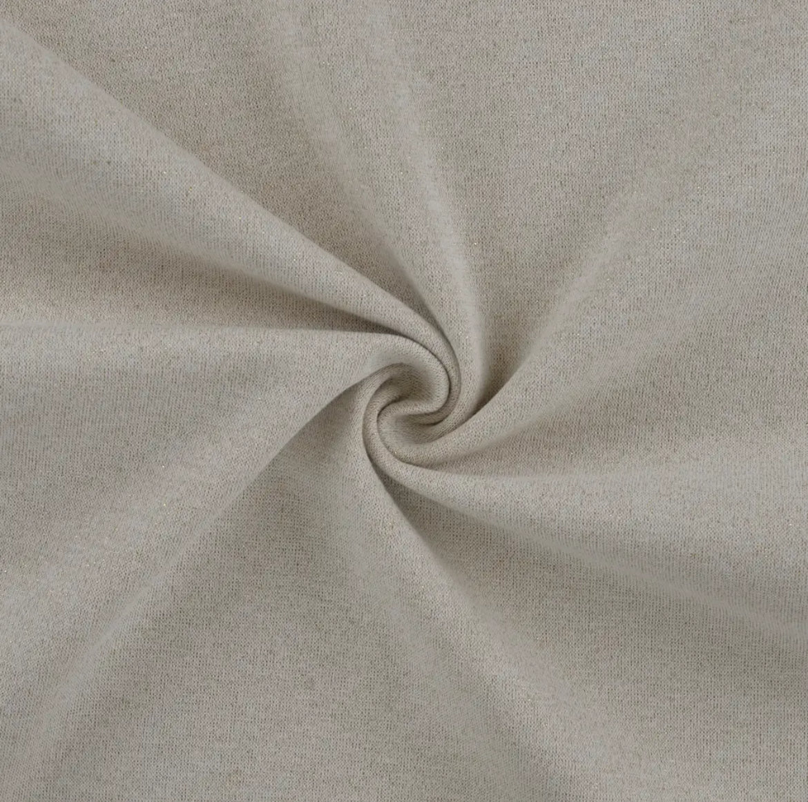 Glitzerbündchen offwhite goldglitzer