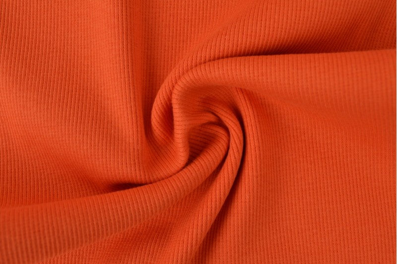 Ripp Bündchen orange 18