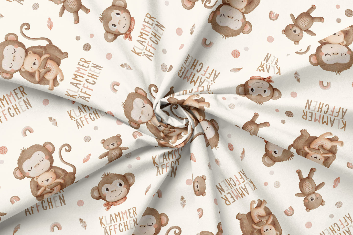 Jersey Eigenproduktion "Klammeräffchen"