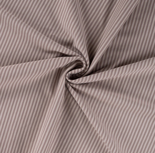 Jersey Streifen beige/dunkelbeige