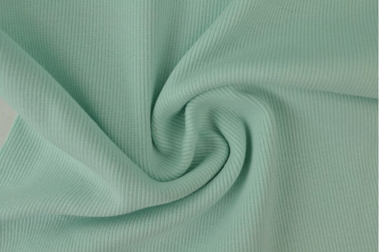 Ripp Bündchen helle Minze 65